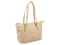 Prato S038-G genarptes PU Shopper dark beige