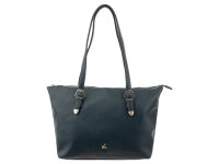 Prato S038-G genarptes PU Shopper petrol blue