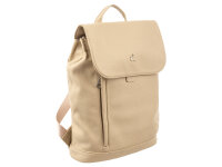 Prato S816-G LM Joyce City Rucksack genarbtes PU dark beige