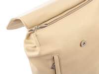 Prato S816-G LM Joyce City Rucksack genarbtes PU dark beige