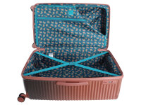 Saxoline SX Blue Elite L Trunk Trolley TSA Zahlenschloss Spinner 76 cm pink gradient