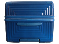 Saxoline SX Blue Elite L Trunk Trolley TSA Zahlenschloss Spinner 76 cm blue gradient