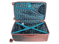 Saxoline SX Blue Elite M Trunk Trolley TSA Zahlenschloss Spinner 66 cm pink gradient