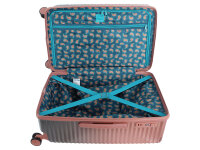 Saxoline SX Blue Elite M Trunk Trolley TSA Zahlenschloss Spinner 66 cm pink gradient
