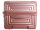 Saxoline SX Blue Elite M Trunk Trolley TSA Zahlenschloss Spinner 66 cm pink gradient