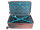 Saxoline SX Blue Elite M Trunk Trolley TSA Zahlenschloss Spinner 66 cm pink gradient