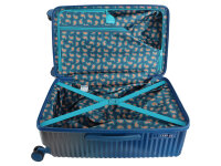 Saxoline SX Blue Elite M Trunk Trolley TSA Zahlenschloss Spinner 66 cm blue gradient