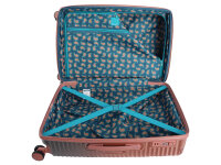 Saxoline SX Blue Elite Trolley TSA Zahlenschloss Spinner 66 cm pink gradient