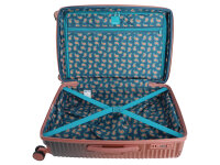 Saxoline SX Blue Elite Trolley TSA Zahlenschloss Spinner 66 cm pink gradient
