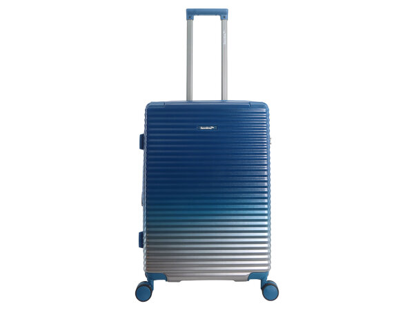 Saxoline SX Blue Elite Trolley TSA Zahlenschloss Spinner 66 cm blue gradient