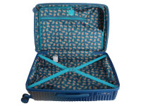 Saxoline SX Blue Elite Trolley TSA Zahlenschloss Spinner 66 cm blue gradient
