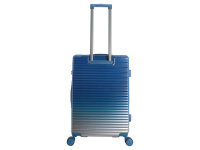 Saxoline SX Blue Elite Trolley TSA Zahlenschloss Spinner 66 cm blue gradient