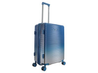 Saxoline SX Blue Elite Trolley TSA Zahlenschloss Spinner 66 cm blue gradient