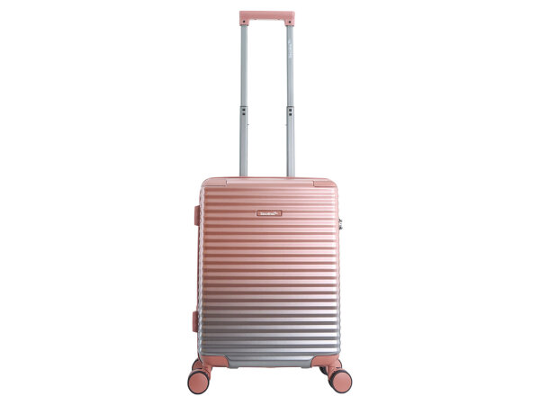 Saxoline SX Blue Elite Trolley TSA Zahlenschloss Spinner 55 cm pink gradient