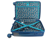 Saxoline SX Blue Elite Trolley TSA Zahlenschloss Spinner 55 cm blue gradient