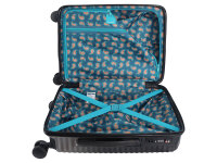 Saxoline SX Blue Elite Trolley TSA Zahlenschloss Spinner 55 cm black gradient