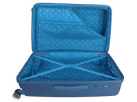 Saxoline SX Resort Trolley TSA Zahlenschloss Spinner 75 cm blue