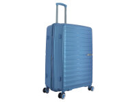 Saxoline SX Resort Trolley TSA Zahlenschloss Spinner 75 cm blue