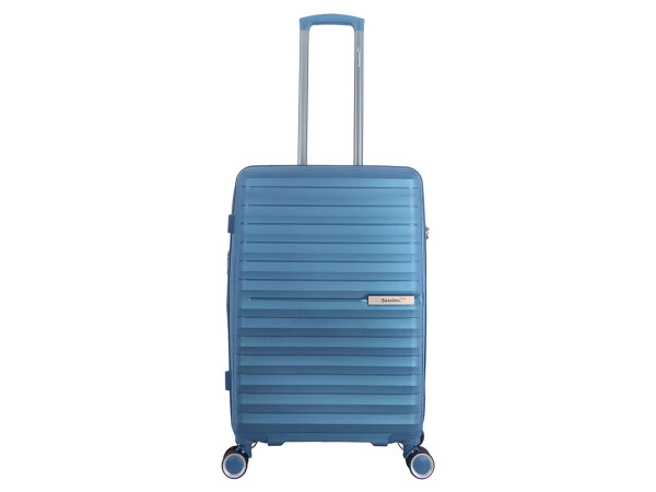Saxoline SX Resort Trolley TSA Zahlenschloss Spinner 65 cm blue
