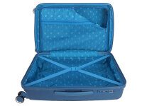Saxoline SX Resort Trolley TSA Zahlenschloss Spinner 65 cm blue