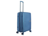 Saxoline SX Resort Trolley TSA Zahlenschloss Spinner 65 cm blue