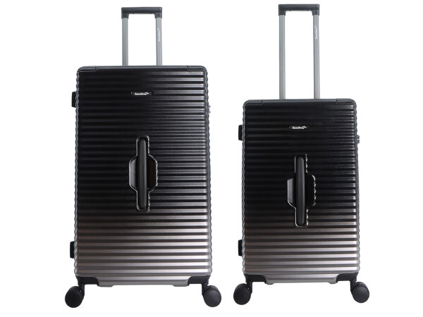 Saxoline SX Blue Elite Spinner Koffer Set Gr. M/L mit TSA-Zahlenschloss black gradient