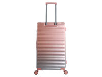 Saxoline SX Blue Elite Spinner Koffer Set Gr. M/L mit TSA-Zahlenschloss pink gradient