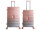 Saxoline SX Blue Elite Spinner Koffer Set Gr. M/L mit TSA-Zahlenschloss pink gradient