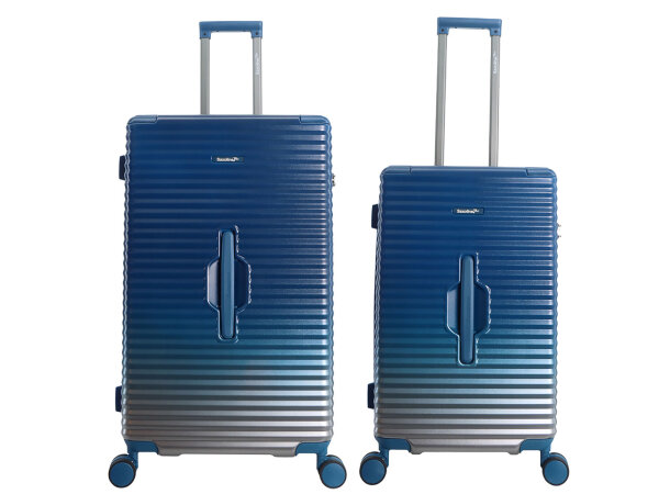Saxoline SX Blue Elite Spinner Koffer Set Gr. M/L mit TSA-Zahlenschloss blue gradient