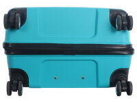 Saxoline SX Fiesta Trolley TSA Zahlenschloss Spinner 75 cm turquoise