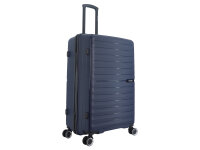 Saxoline SX Fiesta Trolley TSA Zahlenschloss Spinner 75 cm navy