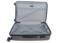 Saxoline SX Fiesta Trolley TSA Zahlenschloss Spinner 65 cm grey