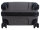 Saxoline SX Fiesta Trolley TSA Zahlenschloss Spinner 65 cm grey