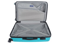 Saxoline SX Fiesta Trolley TSA Zahlenschloss Spinner 65 cm turquoise