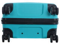 Saxoline SX Fiesta Trolley TSA Zahlenschloss Spinner 65 cm turquoise