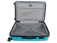 Saxoline SX Fiesta Trolley TSA Zahlenschloss Spinner 65 cm turquoise