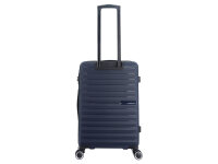 Saxoline SX Fiesta Trolley TSA Zahlenschloss Spinner 65 cm navy