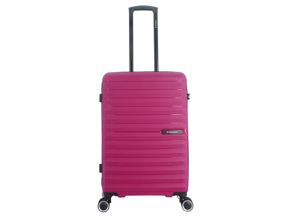Saxoline SX Fiesta Trolley TSA Zahlenschloss Spinner 65 cm fuchsia