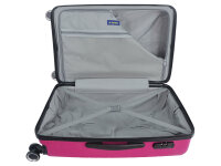 Saxoline SX Fiesta Trolley TSA Zahlenschloss Spinner 65 cm fuchsia