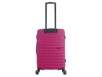 Saxoline SX Fiesta Trolley TSA Zahlenschloss Spinner 65 cm fuchsia