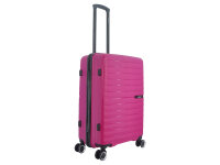 Saxoline SX Fiesta Trolley TSA Zahlenschloss Spinner 65 cm fuchsia