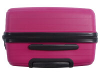 Saxoline SX Fiesta Trolley TSA Zahlenschloss Spinner 65 cm fuchsia
