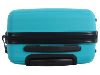 Saxoline SX Fiesta Trolley TSA Zahlenschloss Spinner 55 cm turquoise