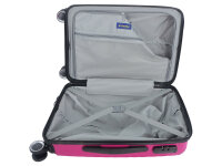 Saxoline SX Fiesta Trolley TSA Zahlenschloss Spinner 55 cm fuchsia