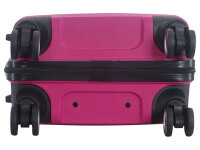 Saxoline SX Fiesta Trolley TSA Zahlenschloss Spinner 55 cm fuchsia