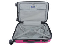 Saxoline SX Fiesta Trolley TSA Zahlenschloss Spinner 55 cm fuchsia