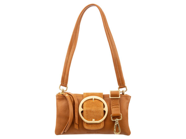 Harbour 2nd Justpure FJP.13731 Hobobag style fjp Flavia Leder Schultertasche sand