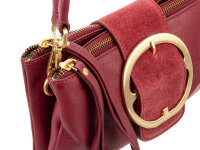 Harbour 2nd Justpure FJP.13731 Hobobag style fjp Flavia Leder Schultertasche wine