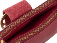 Harbour 2nd Justpure FJP.13731 Hobobag style fjp Flavia Leder Schultertasche wine