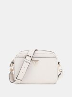 GUESS HWBG6974140 MERIDIAN II CAMERA BAG Woman Umhängetasche ivory
